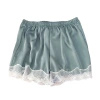 New ice silk safety pants for women's summer, thin, loose, anti-glare, non-curled edges, lace edges, can be worn as outerwear, leggings wholesale Item Picture